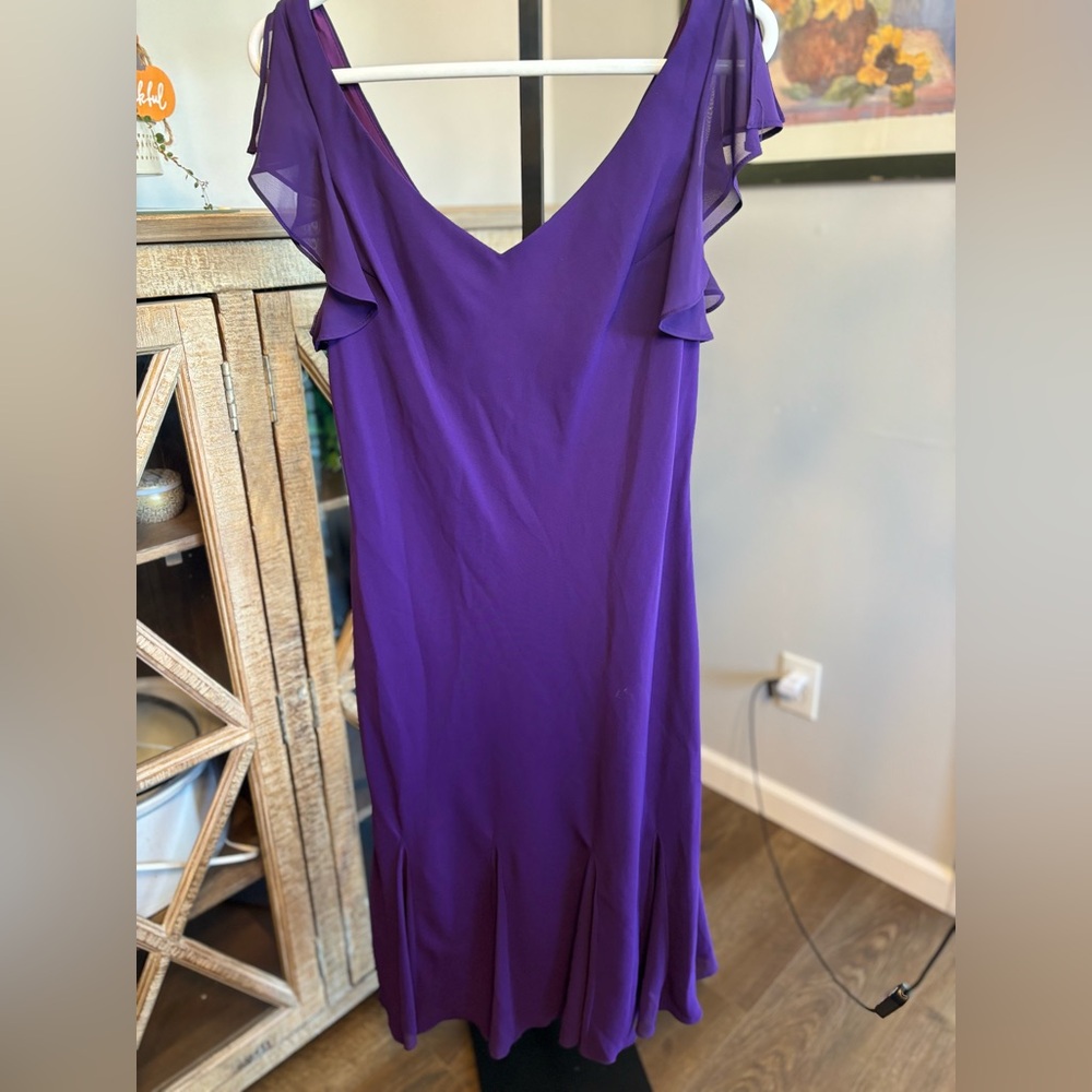 VINTAGE PURPLE 90s Y2K CLASSIC DRESS